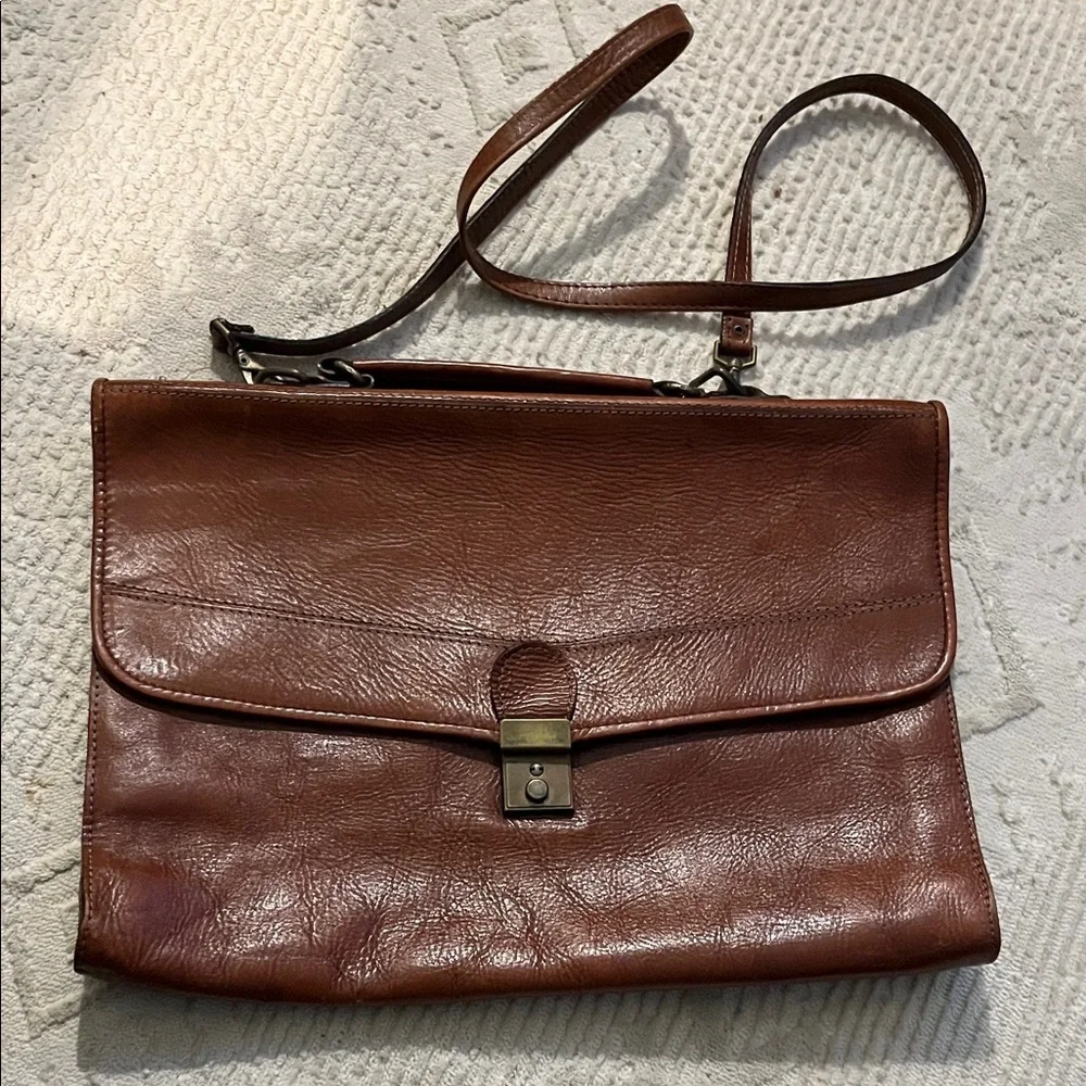 Vintage Brown Leather Bag